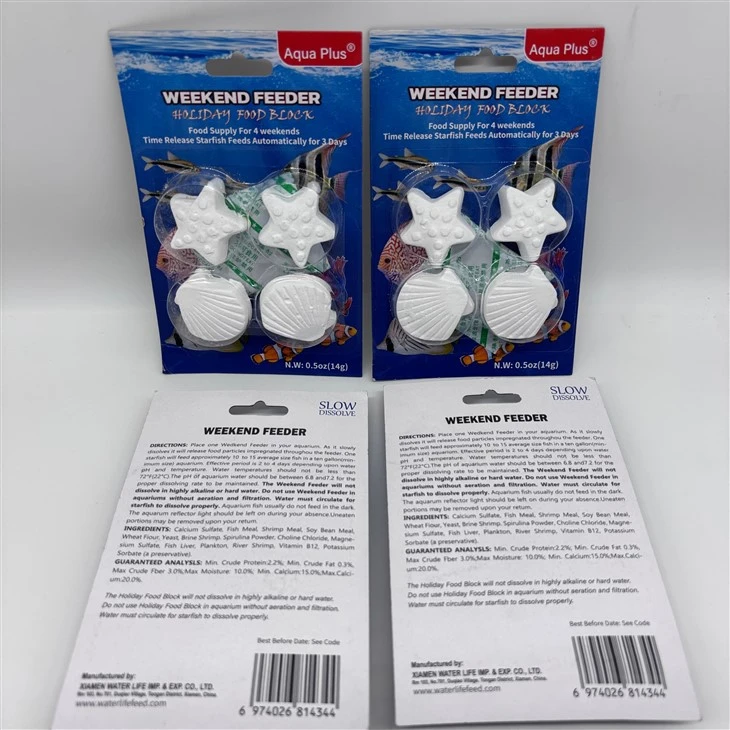 Aqua Plus Holiday Block Fish Food